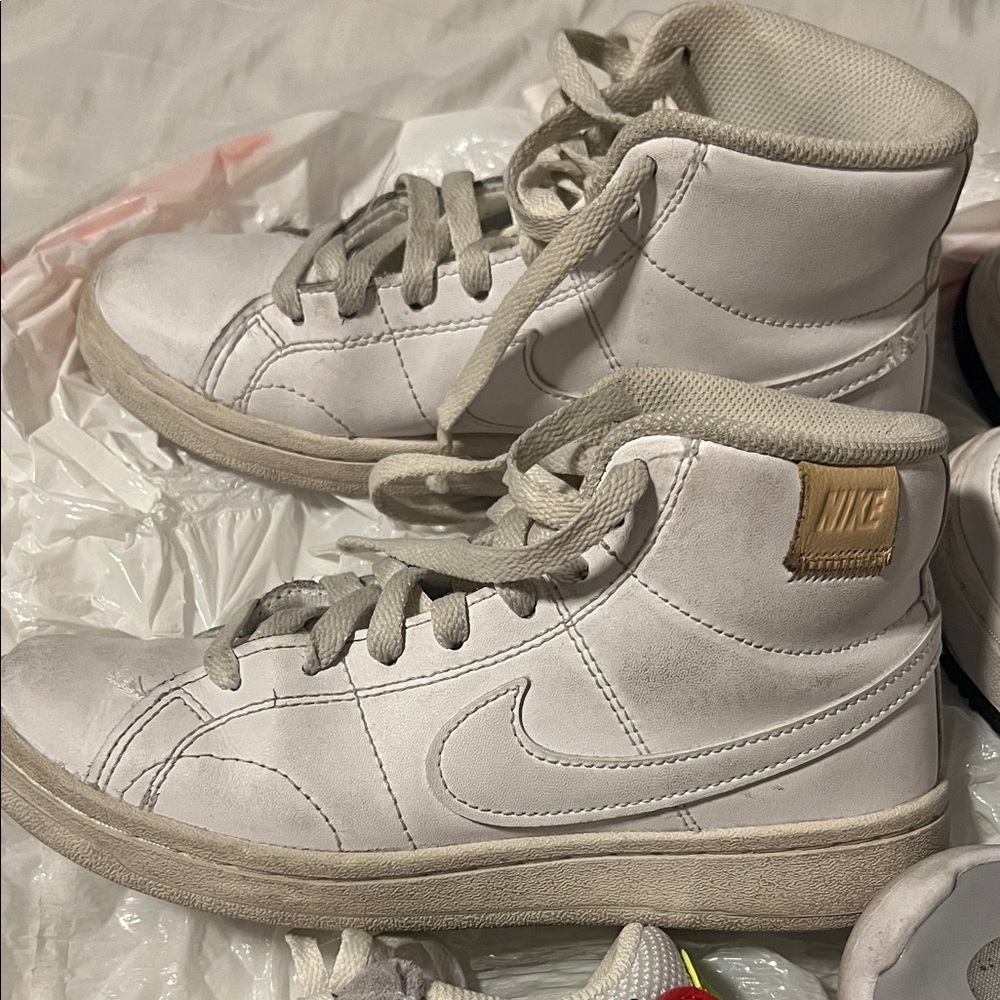 Nike Cream High-Top Sneakers